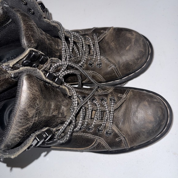 Vintage Dr. Martens Soren Lace Up Distressed Brown Leather Boot Size 9 - Picture 12 of 12